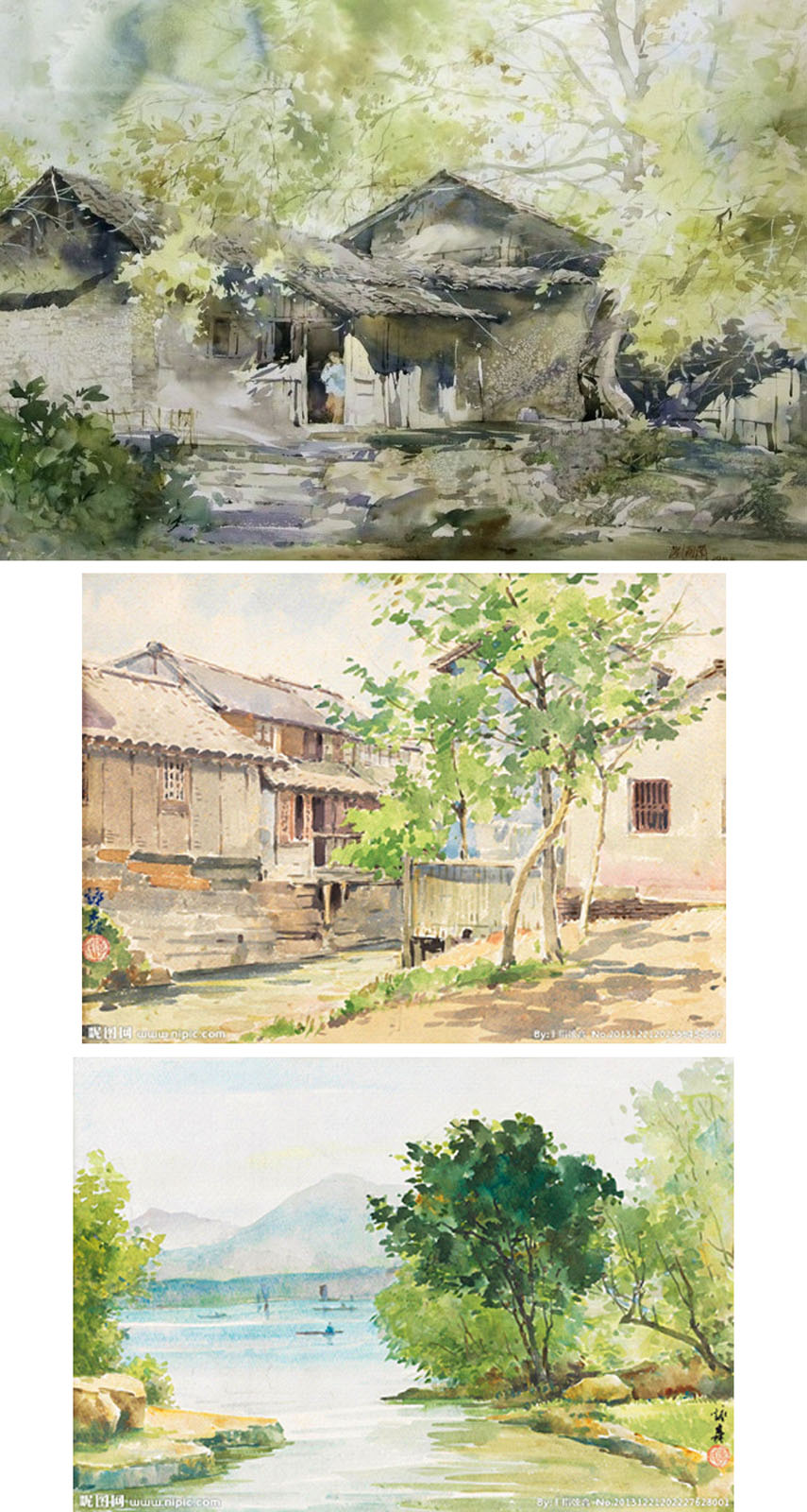 如何快速达到写生风景的能力 - 极典美育