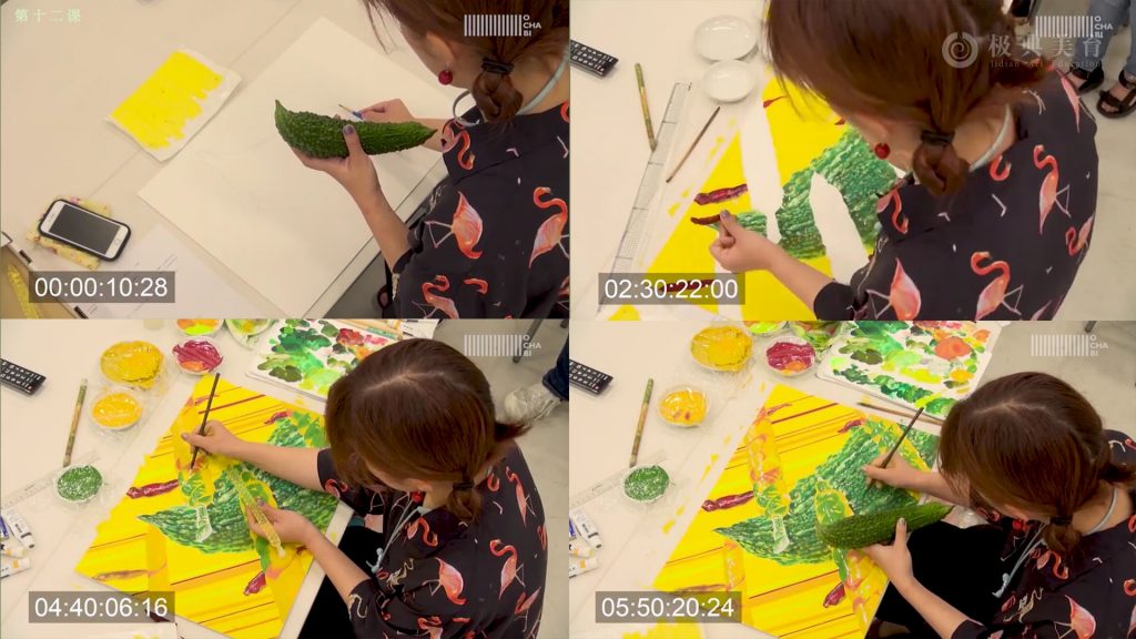 材质规律 三 美术培训班教学资料 极典美育