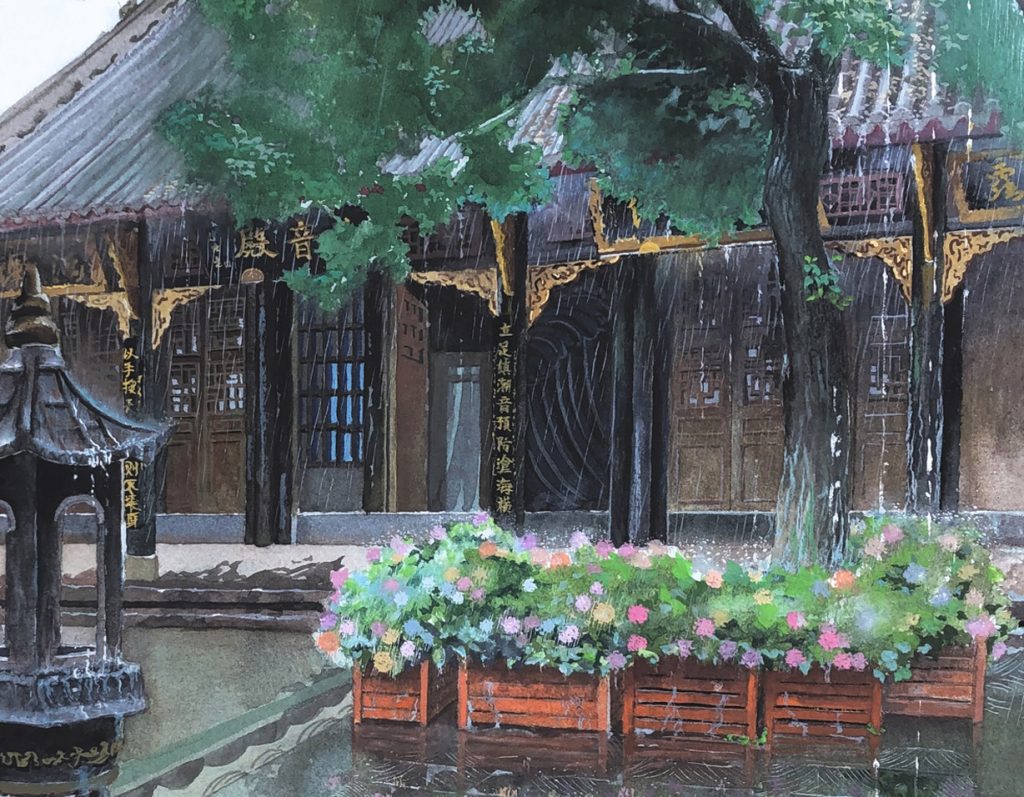 写生.大慈寺