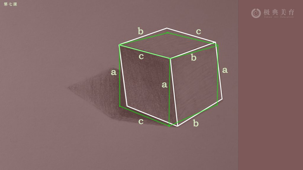 结构素描基础 立方体 美术培训班教学资料 极典美育 结构素描基础 立方体 美术培训班教学资料 极典美育