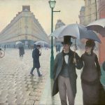 雨天的巴黎街道